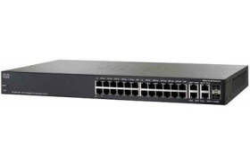 Cisco SG350-28 / 26x Gbit RJ-45 / 2x SFP / 2x mini-GBIC combo / USB / QoS / VLAN (SG350-28-K9-EU)