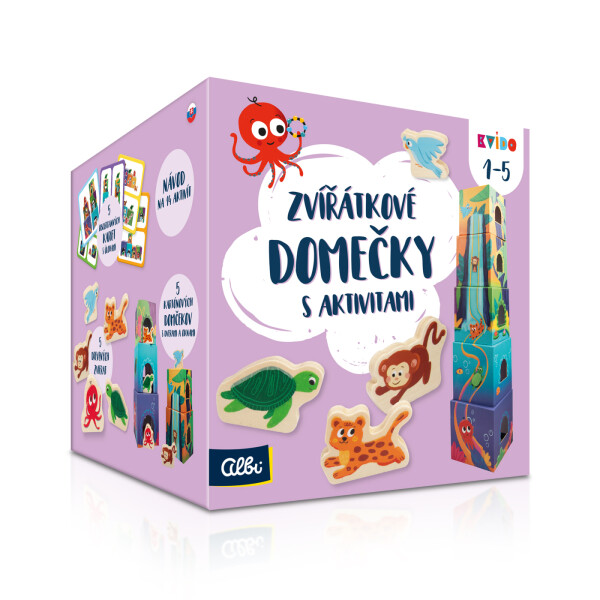 Zvířátkové domečky s aktivitami - Kvído - Albi