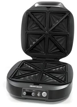 Rommelsbacher ST 1800 břidlicová / Sendvičovač / 1800 W / 4 sendviče XL / 15min časovač (ST 1800)