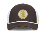 Nike Pánská kšiltovka San Diego Padres MLB Primetime Dri-Fit Rise Structured 5 Panel Trucker Cap Velikost: M/L