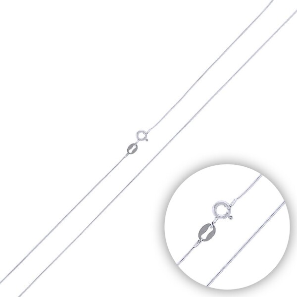 LUNICA Stříbrný řetízek SNAKE 45cm 0825