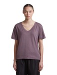 Dámské merino triko krátký rukáv ICEBREAKER Wmns Merino 150 Tech Lite SS Relax V Neck, Grey Plum velikost: L