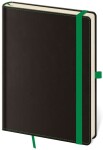 Zápisník Black Green tečkovaný