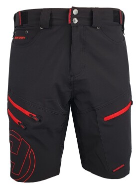Pánské cyklokraťasy HAVEN NAVAHO SHORTY black/red, velikost M (Barva modrá/zelená)