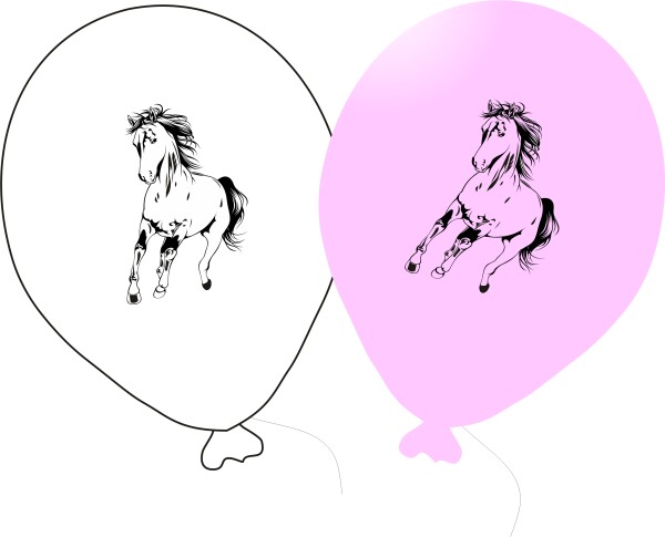 Kůň balónky 5 ks mix barev Balonky.cz Kůň balónky 5 ks mix barev Balonky.cz