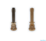 Vagnerpool Hugo Lahme průchod stěnou 1½“ int. pro hydromasážní trysku – hloubka 240 mm, napojení 1“ int. a ½“ int.