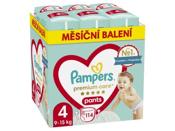 Pampers Premium Care Pants, vel. 4, 114 ks