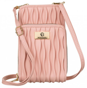 Stylová dámská crossbody peněženka Liss, růžová