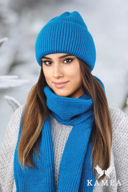 Kamea Hat&Scarf K.23.232.24 Tyrkysová OS