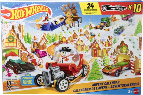 Hot Wheels adventní kalendář 2025 - Mattel Hot Wheels