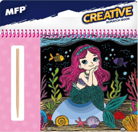 škrabací obrázek blok 15x15cm 8l MAGIC girls