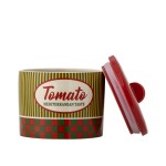 Bloomingville Keramická dóza Stefano Tomato 1,8 l, červená barva, keramika
