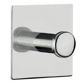 Spirella PUNT-Square hranatý háček na ručníky lesklá nerez ocel / samolepící / 45 x 45 mm (7610583139856)