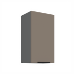 Horní skříňka Aria ANT 40 G-72 1F Barva korpusu: Antracit, Barva dvířek: BL - Black AFM