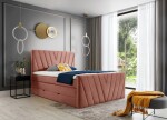 Boxspring Candice Rozměr: 140 x 200 cm, látka: Velvetmat 24