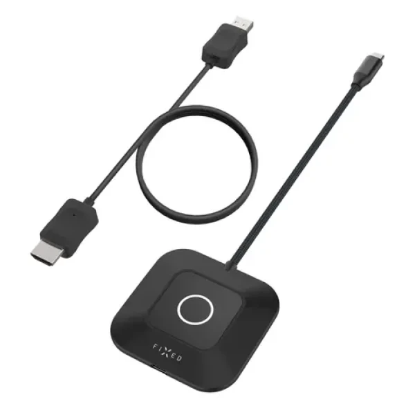 FIXED Bezdrátový HDMI Adaptér AirLink 100W PD 3.0 černý (FIXA-AL-BK)