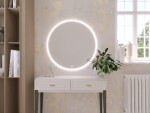 Zrcadlo Elistul Rozměry: 60 cm, Varianta: Osvětlení A
