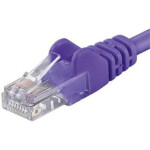 PremiumCord UTP CAT5E 0.25m / Patch kabel / RJ45-RJ45 / fialová (sputp002V)