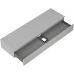 MEXEN/S - Orio koupelnová skříňka pod umyvadlo 160 cm s deskou, 1 šuplík, šedá mat 91A10-16023-1-BFC62