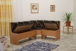 Nábytek VACULÍK Rohová lavice BLANKA - s úložným prostorem