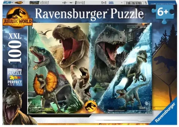 RAVENSBURGER Puzzle Jurský svět: Nadvláda – Monitoring druhů XXL