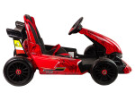 Mamido Dětská elektrická motokára Spider lakovaná červená