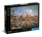 Puzzle Canaletto: Návrat Bucintora do Molo na Den Nanebevstoupení Páně 1000 dílků