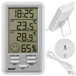 Meteorologická stanice IZOXIS – digitální teploměr, vlhkoměr, hodiny a budík
