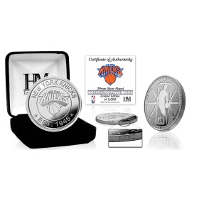 Mince New York Knicks NBA Team Silver
