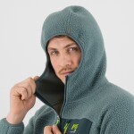 KARPOS M Moiazza Retro Hoodie Fleece, North Atlantic/Forest velikost: L