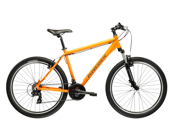 KROSS HEXAGON 1.0, rám 14" (XS), model 2026 pneu 26", barva oranžová/grafitová - ZDARMA dopravné, odborná montáž, seřízení a sada světel! (Záruka nejlepší ceny. Nalezli jste někde lepší cenu? Napište nám a zkusíme ji trumfnout! )