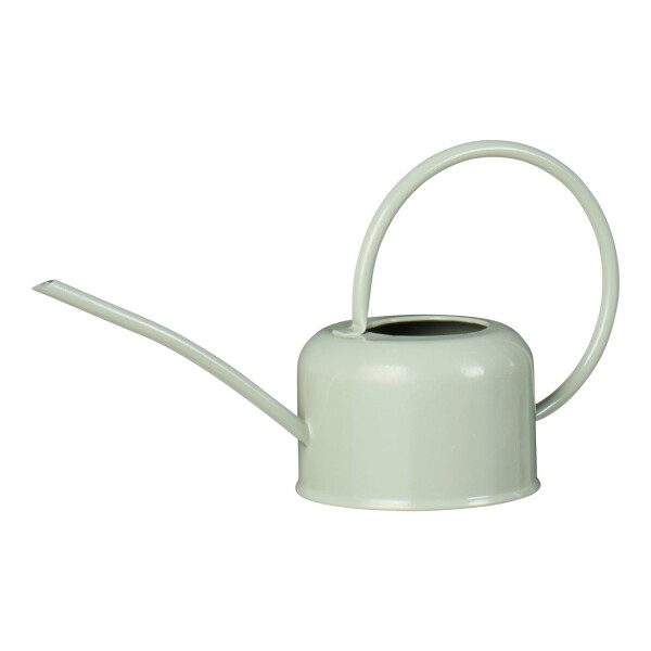 Ib Laursen Kovová konvička na zalévání Light Green 0,9 l, zelená barva, kov