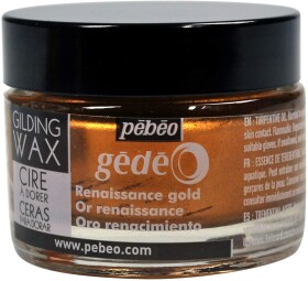 Pébéo Gédéo zkrášlovací vosk 30 ml renesanční zlatá