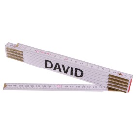 Metr skládací, 2m, dřevěný, PROFI, "DAVID"
