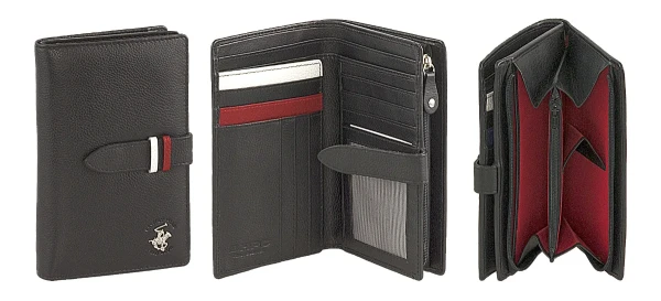 Peněženka dámská BHPC Loop combi BH-1353-01 černá