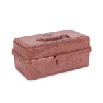 Konges Sløjd Kreativní sada pro děti v úložném boxu Caddy Pink, zelená barva