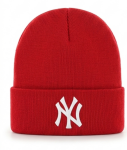47 Brand Dětská zimní čepice New York Yankees MLB Haymaker '47 CUFF KNIT Red