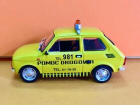 Fiat 126P pomoc drogowa -1/43 DeAgostini (M16-5)