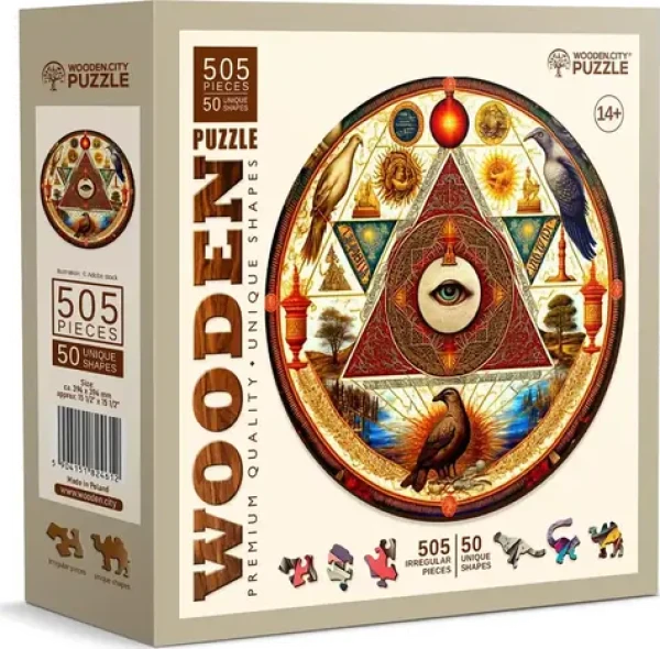 WOODEN CITY Dřevěné puzzle Oko vesmíru