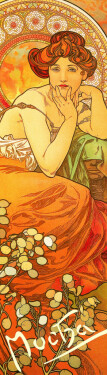 Záložka Alfons Mucha Topas