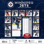 JF Turner Kalendář Winnipeg Jets 2025 Wall Calendar