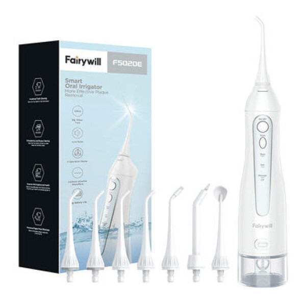 FairyWill FW-5020E bílá / Ústní sprcha / 300 ml / 3 režimy / 8 trysek (FW-5020E white)