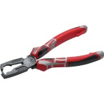 KNIPEX - kleště odizolovací univerzální - 195mm - přesné, 16-26 AWG, pro kabely podle americké specifikace, s přídavnou podpěrou kabelu (121214)