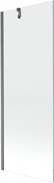 MEXEN/S - Next vanová zástěna FIX 70 x 150, transparent, grafit kartáčovaná 895-070-000-00-00-66