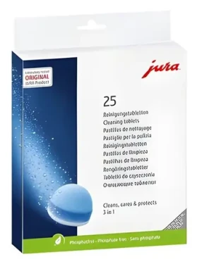 Jura 25045 / Čisticí tablety do kávovaru / 3fázové / 25 ks (25045)