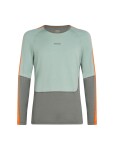 Pánské merino tričko s dlouhým rukávem ICEBREAKER Mens 200 Sonebula LS Crewe, Galaxy/Moss/Blaze velikost: L