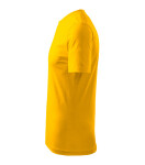 Classic tričko unisex žlutá 3XL