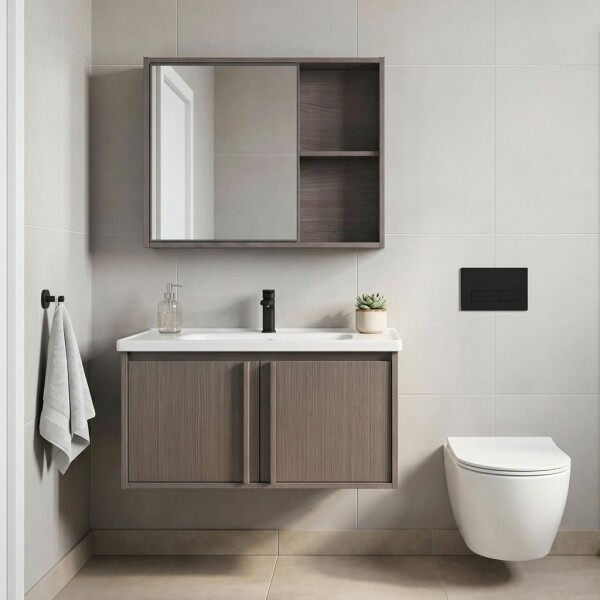 REA - Sada koupelnového nábytku s umyvadlem Gama T25023 KJM 80CM REA-M0210