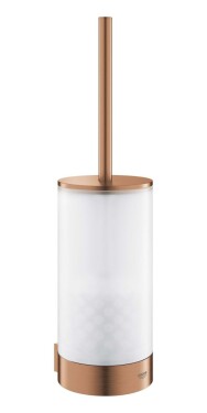 GROHE - Selection WC štětka nástěnná s držákem, sklo/kartáčovaný Warm Sunset 41076DL0