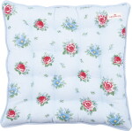 GREEN GATE Sedák na židli Alivia Pale Blue 40 × 40 cm, modrá barva, textil